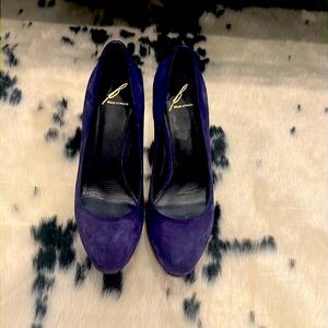 Brian Atwood Suede Heels
